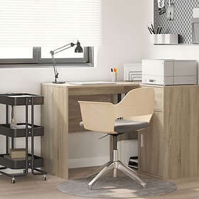 vidaXL Desk Sonoma Oak Chipboard Small Desk