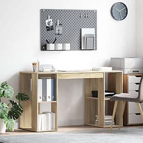 vidaXL Sonoma ekbord Sonoma ek Konstruerat trä Standard storlek