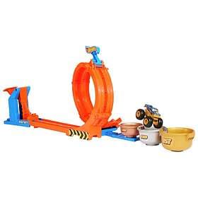 Hot Wheels Monster Trucks Loop & Flip Trophy Challenge Playset