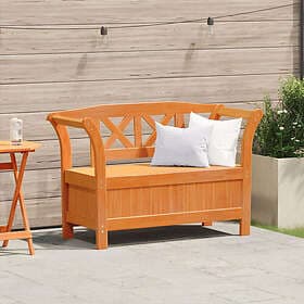 vidaXL Garden Storage Bench 119x76x44 cm Solid Wood