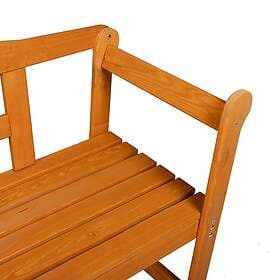 vidaXL Outdoor Bench 119x76x44 cm Solid Wood