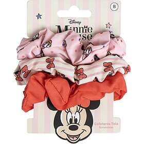 Cerda Disney Minnie Scrunchies Hårsnoddar för barn 3 st.