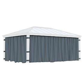 Canopia by Palram Rideau manuel gris pour pergola Dallas l.5,33 x h. 2,12 m