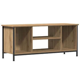 vidaXL TV Stand Artisan Oak Engineered Wood, Metal 102x35x45 cm