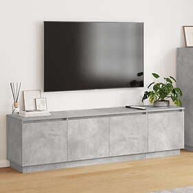 vidaXL TV Stand 180x38x49 cm Concrete Grey Engineered Wood