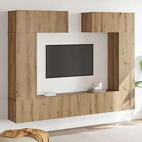 vidaXL 6-delat TV Skåpsset i Artisan Ek