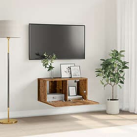 vidaXL TV-byrå Gammalt Trä Spånskiva Medium TV-byrå Rektangulär
