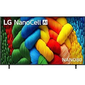 LG NANO80A 75" 4K Ultra HD LED AI Smart TV (2025) - 75NANO80A