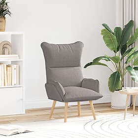 vidaXL Avkopplande Stol Taupe Tyg 42001871