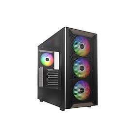 Montech XR Wood Black Chassi Miditower (Svart)