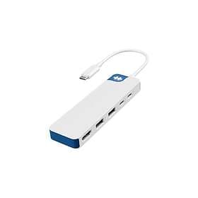 Targus Hyper HyperDrive Flex 5 Port USB-C Hub - Blue HD4101BUGL