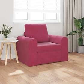 vidaXL 2-in-1 sofa bed burgundy velvet 98x71x83 cm