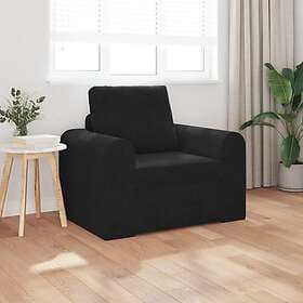 vidaXL Golvsängsoffa 2-in-1 Sofa Bed Black Velvet 98x71x83 cm