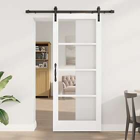 vidaXL Sliding Door ORKDAL White 83x202 cm