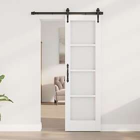 vidaXL Internal Door ORKDAL Glass White 61x198.5