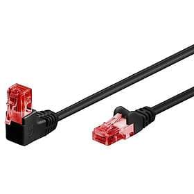 Goobay CAT 6 1x 90° Angled U/UTP Black 3m