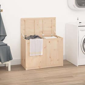 vidaXL Laundry Basket 88.5x44x66 cm Solid Pine