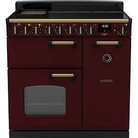 Rangemaster Classic Deluxe Bordeaux Antique Brass
