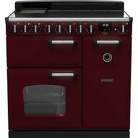Rangemaster Classic Deluxe Bordeaux Chrome