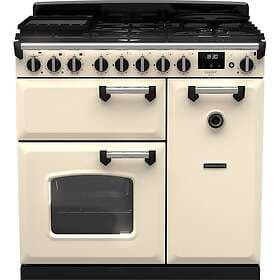Rangemaster Classic Deluxe 90 CLDL90DFPPCR/CM1 90cm Cream Chrome
