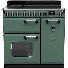 Rangemaster Classic Deluxe Mineral Green Chrome