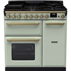 Rangemaster Estel Deluxe ESDL90DFPMNT/AB1 90cm Mint Antique Brass