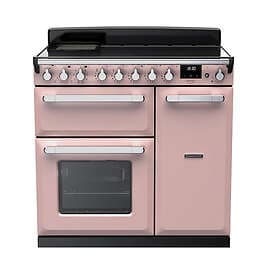 Rangemaster Estel Deluxe ESDL90EIPPPK/CM1 90cm Pale Pink Chrome