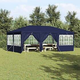 vidaXL Party Tent with 10 Sidewalls 6x4 m PE