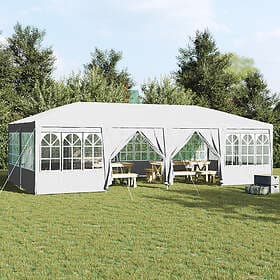 vidaXL Party Tent with 12 Sidewalls 8x4 m PE