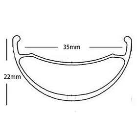 GTR Sl35 Plus 27,5´´ 6b Disc Tubeless Mtb Front Wheel