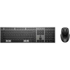 HP 720 Multi-Device Rechargeable Wireless Keyboard and Mouse Combo (Nordisk)