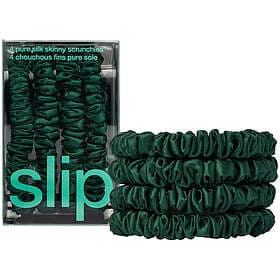 Slip Pure Silk Skinny Scrunchies Forest