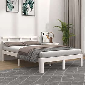 vidaXL Bed Frame without Mattress White 120x190cm Small Double