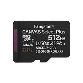 Kingston Canvas Select Plus Gen3 microSDXC UHS-I U1 V10 A1 150MB/s 512GB