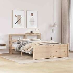 vidaXL Bed Frame with Headboard without Mattress 150x200 cm King Size