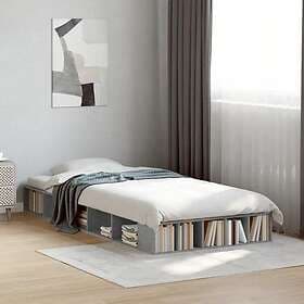 vidaXL Bed Frame without Mattress Concrete Grey 90x200 cm 3280520