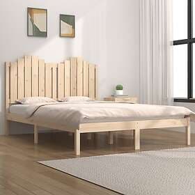 vidaXL 3103798 Bed Frame without Mattress Solid Wood 200x200 cm (810037+818490)