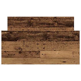 vidaXL Bed Frame without Mattress Old Wood 90x190 cm Single Engineered Wood