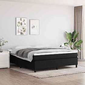vidaXL Bed Frame without Mattress Black Super King Fabric (UK/IE/FI/NO only)
