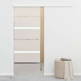 vidaXL Sliding Door with Soft Stops ESG Glass and Aluminium 76x205 cm