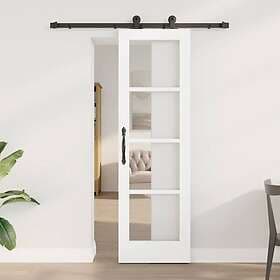vidaXL Sliding Door with Hardware Set "ORKDAL" White 61x198.5 cm