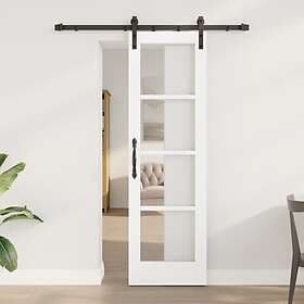 vidaXL Sliding Door with Hardware Set 'ORKDAL'White 61x198.5 cm