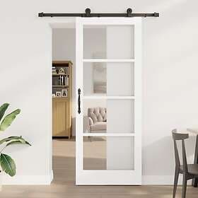 vidaXL Sliding Door with Hardware Set "ORKDAL" White 83x211 cm