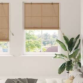 vidaXL Window Blinds & Shades Light Brown 120 x 220 cm Bamboo