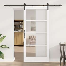 vidaXL Sliding Door with Hardware Set 'ORKDAL'White 93x202 cm