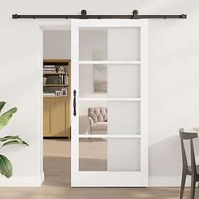 vidaXL Sliding Door with Hardware Set "ORKDAL" White 93x202 cm
