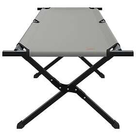 vidaXL Folding Sun Bed with Carry Bag Grey 600D Oxford Fabric