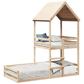vidaXL Bunk Bed without Mattress 90x200 cm Solid Pine