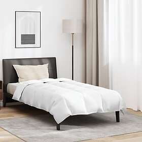 vidaXL Duvet with Pillow 2 pcs White 135 x 220 cm Down