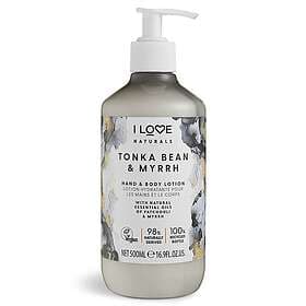 I Love Naturals Tonka Bean & Myrrh Body Lotion 500ml